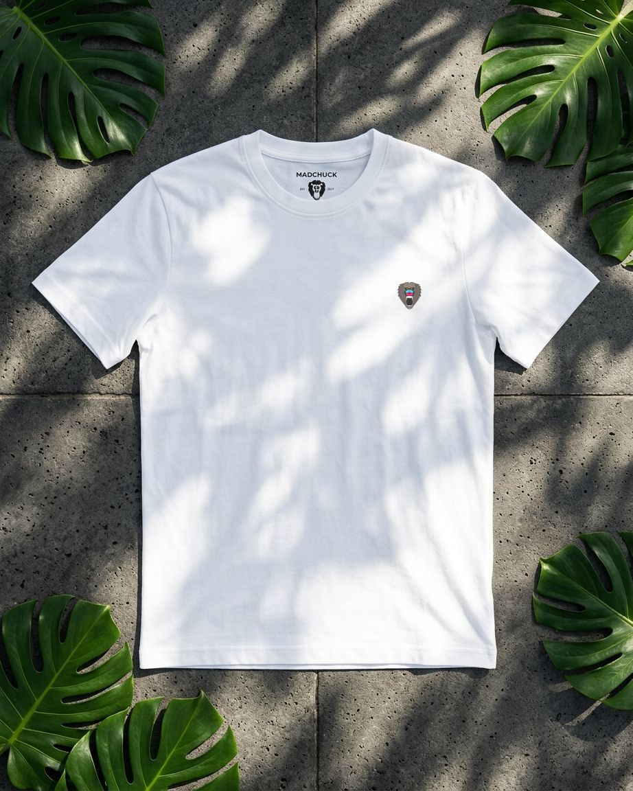 White Youth Crew Neck