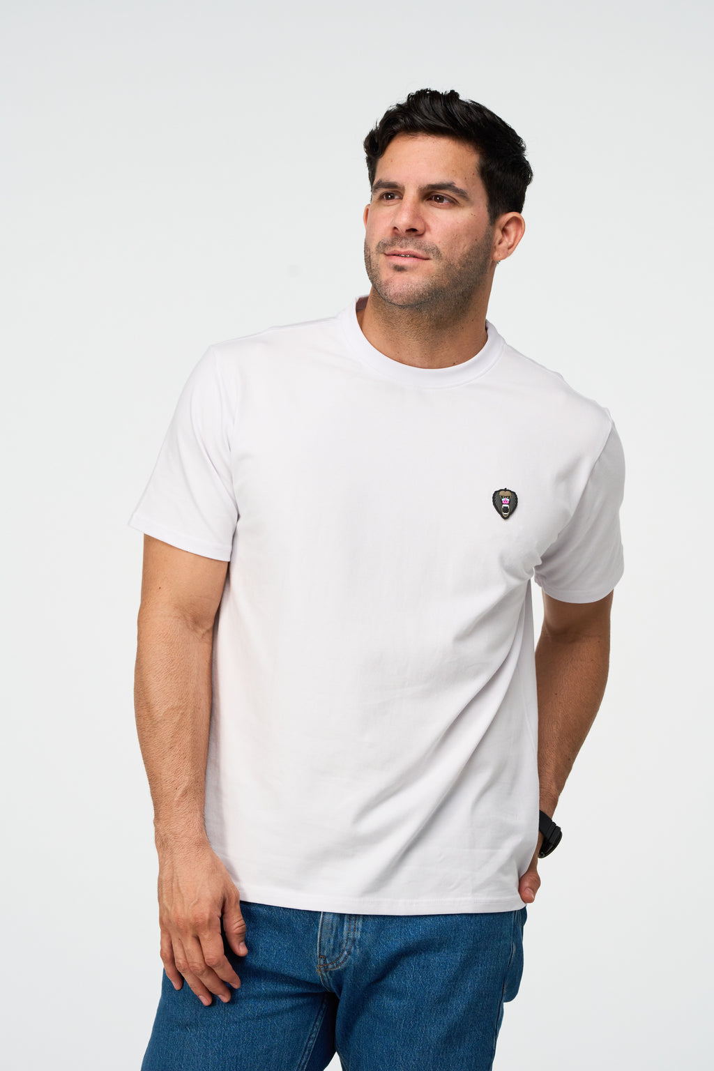 White Crew Neck