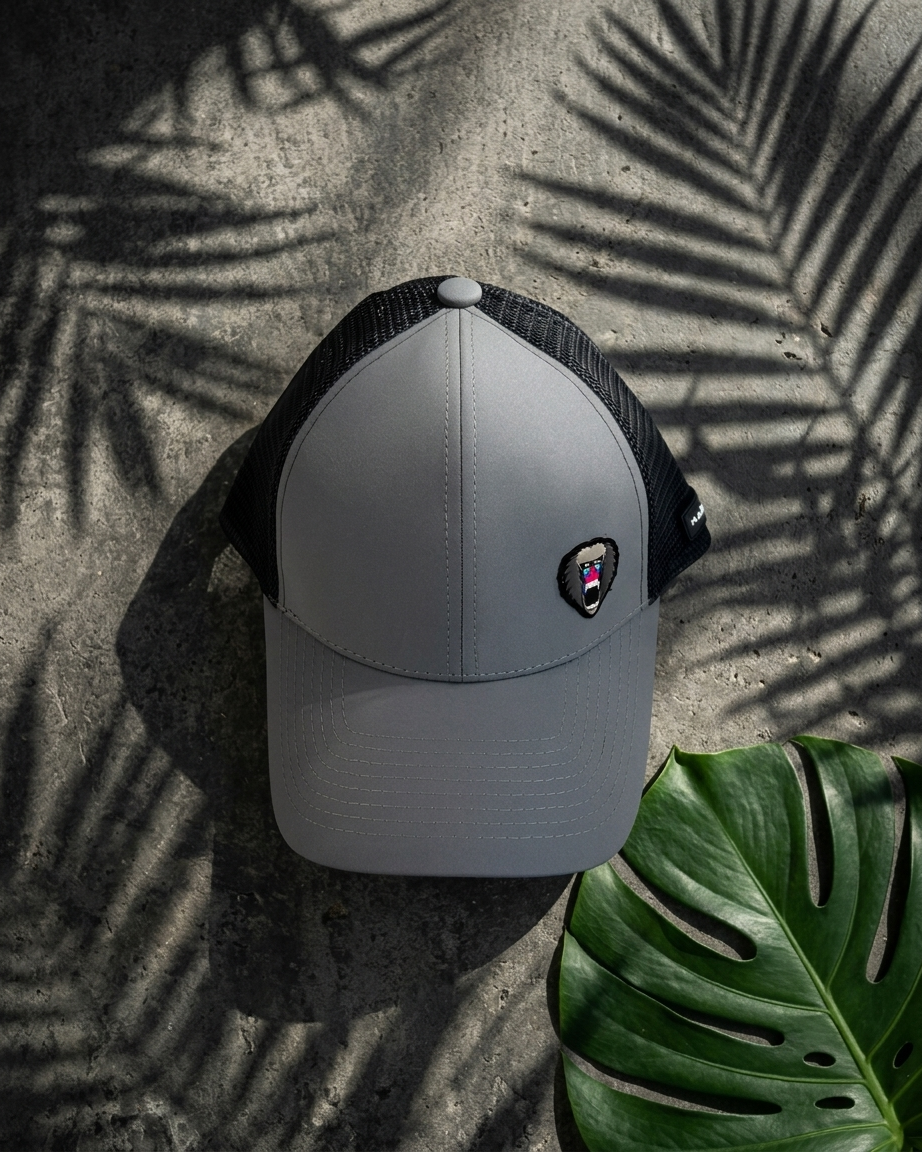 Gorra Grey Charcoal Trucker