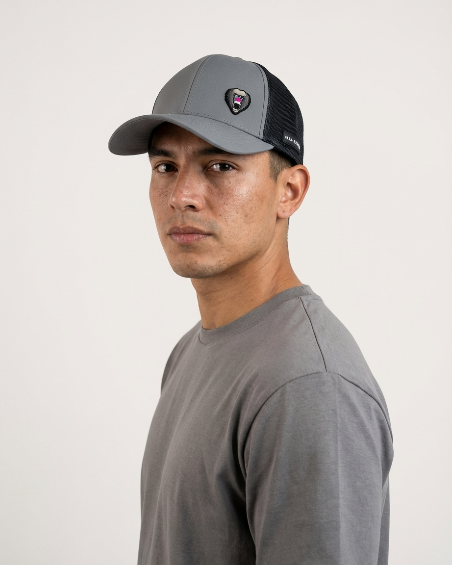 Gorra Grey Charcoal Trucker