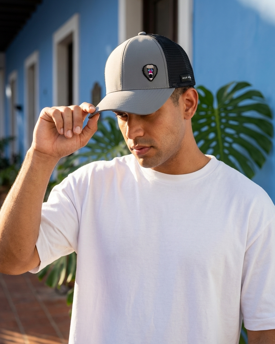 Gorra Grey Charcoal Trucker