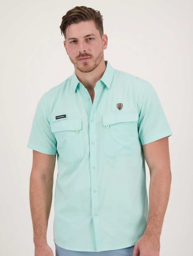 Camisa Mad color aqua
