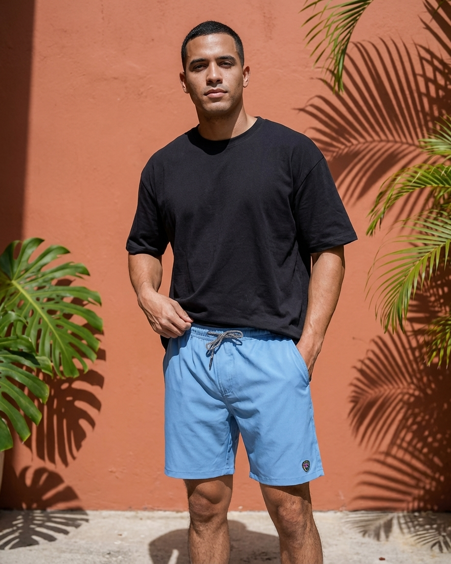 Short Shadow Blue