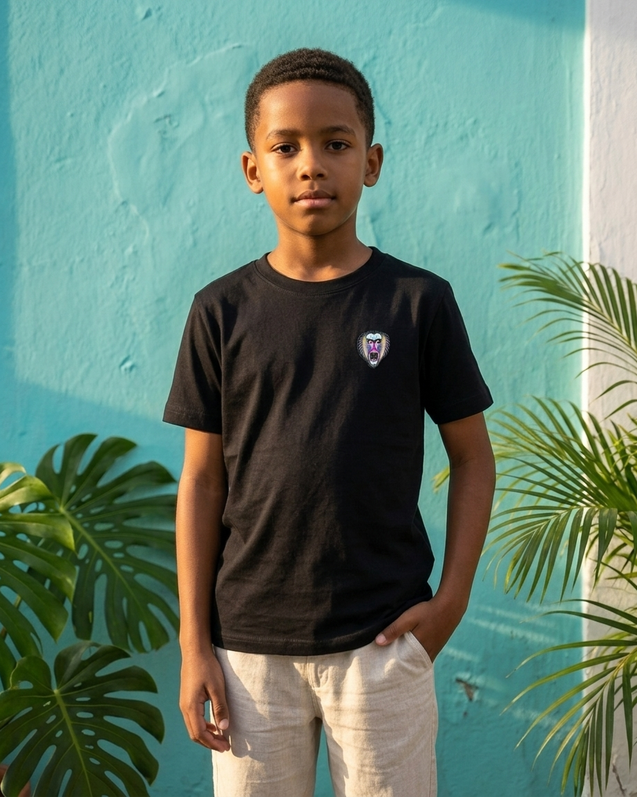 Black Youth Crew Neck