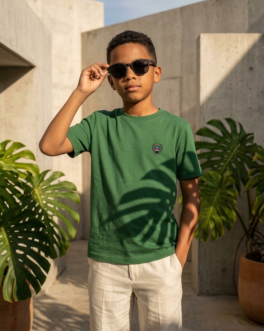 Kale Youth Crew Neck